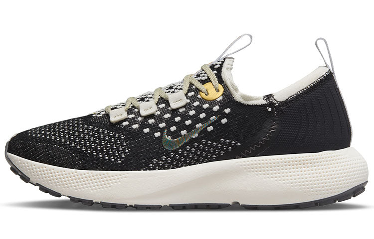 ナイキ Nike Women's Escape Run Flyknit "Black/Metallic Vivid Gold" DC4269-002