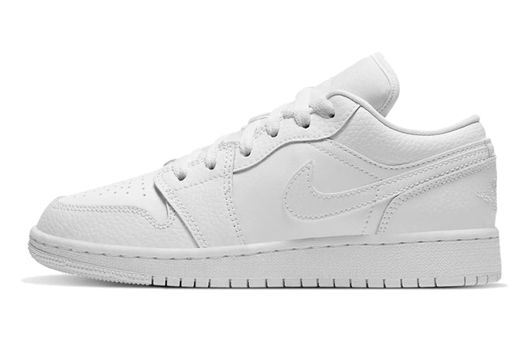 エアジョーダン1 NIKE AIR JORDAN 1 LOW GS "TRIPLE WHITE" 553560-130