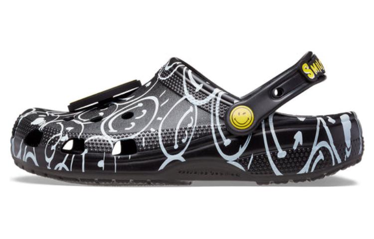 クロックス クラシック クロッグ Smiley × Crocs Classic Clog "Black/Multi" (2022) 207971-0C4