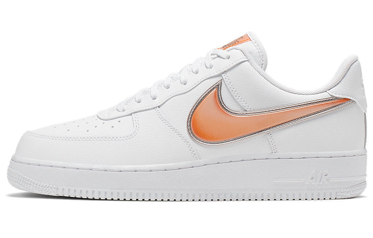 ナイキ エアフォース1 NIKE AIR FORCE 1 LOW OVERSIZED SWOOSH WHITE ORANGE PEEL AO2441-102