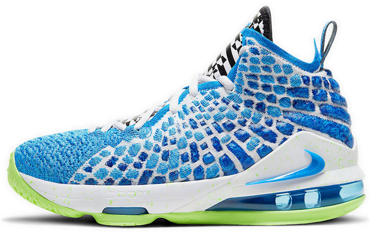 ナイキ レブロン Nike GS LeBron 17 Sprite "Photo Blue" BQ5594-434