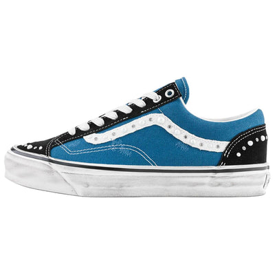 ヴァンズ オールドスクール Vans Premium Old Skool 36 Pearlized "Black/Navy" VN000E8VYA6