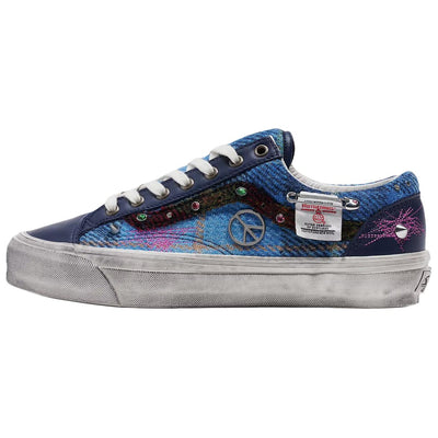 ヴァンズ オールドスクール Harris Tweed × Vans Premium Old Skool 36 "Tweed Navy Blue" VN000E8VBIP