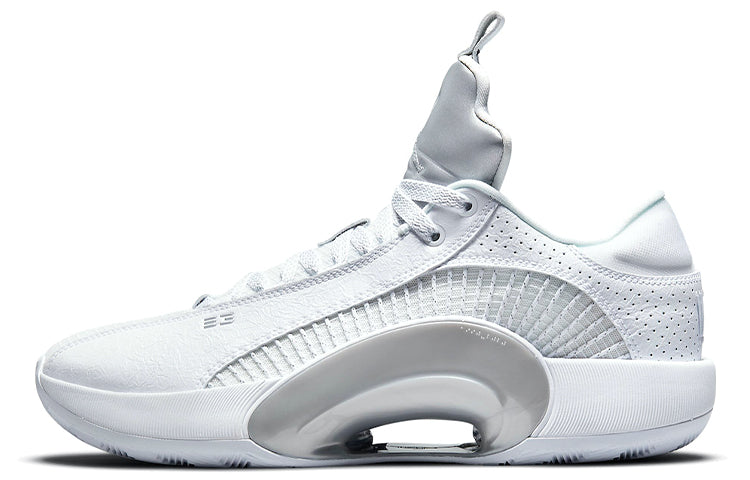 ジョーダン Nike Air Jordan XXXV Low "Metallic Silver" (White Sole) CW2459-100