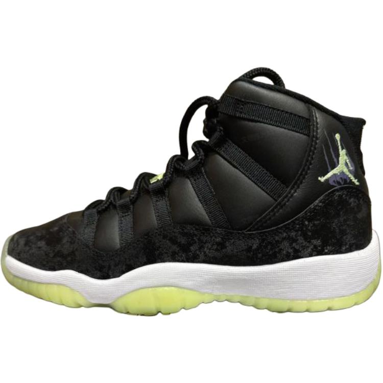 エアジョーダン11 Nike GS Air Jordan 11 Retro "Black/Dark Raisin/White/Barely Volt" IB1378-001