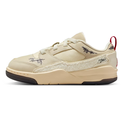 ジョーダン フライトコート Who Decides War × Nike PS Jordan Flight Court "Coconut Milk/Varsity Red/Muslin/Off Noir" HQ2960-100