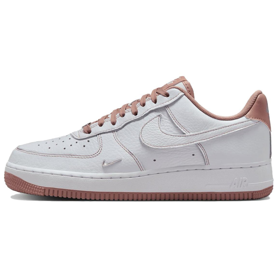 ナイキ エアフォース1 Nike Women's Air Force 1 '07 Mini Jewel "White/Metallic Silver/Particle Pink" IB6543-100