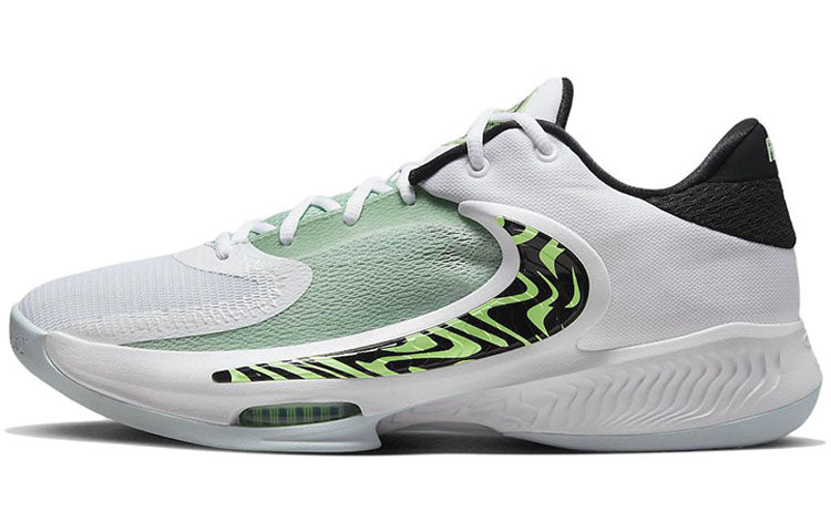 ナイキ ヤニス フリーク Nike Zoom Freak 4 "White/Black/Barely Volt" DJ6148-100