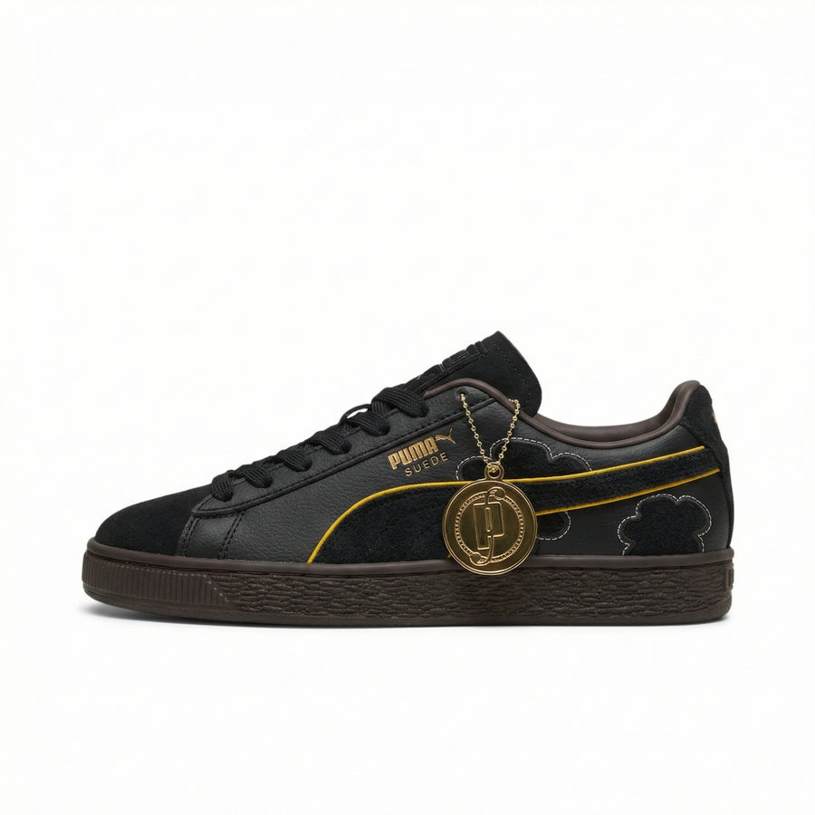 プーマ スウェード One Piece × Puma GS Suede Blackbeard "Puma Black/Dark Chocolate" 396724-01