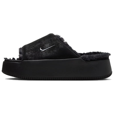 ナイキ カーム Nike Women's Calm Elevation Fur Slides "Black" HV8560-001