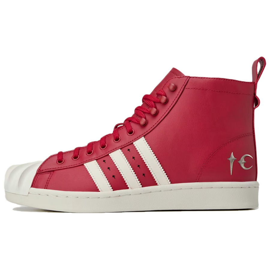 アディダス スーパースター THUG CLUB × adidas Superstar Boots Luxe "Red/Off White" JP6518