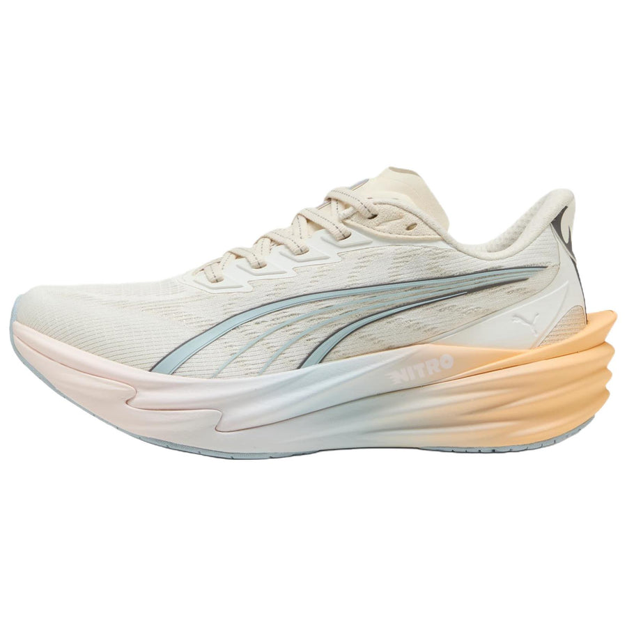プーマ Puma Women's Deviate Nitro 4 "Warm White/Lucite/Vapor Gray" 312904-01