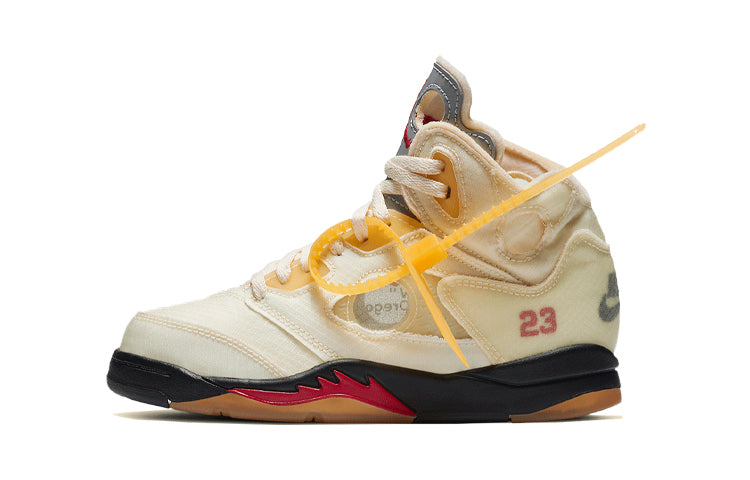 ジョーダン Off-White × Nike PS Air Jordan5 "Sail" CV4827-100