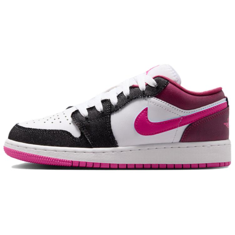 エアジョーダン1 Nike GS Air Jordan 1 Low SE "Off Noir/White/Desert Pink" IO2067-001