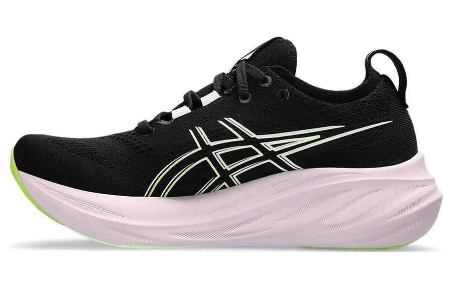 アシックス ゲルニンバス26 Asics Women's Gel-Nimbus 26 "Black/Neon Lime" 1012B601-004