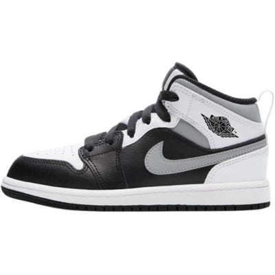 エアジョーダン1 Nike PS Air Jordan 1 Mid "White Shadow" 640734-073