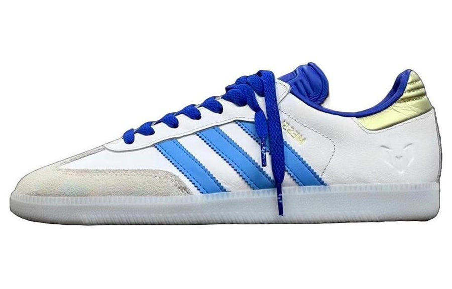アディダス サンバ Lionel Messi × adidas Samba "Footwear White/Blue/Metallic Gold" ID3550