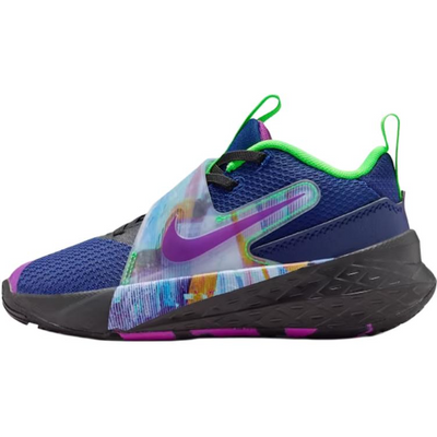 ナイキ チームハッスル Nike PS Team Hustle D12 "Blue Void/Black/Green Strike/Vivid Purple" HV2290-400