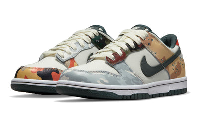ナイキ ダンク NIKE GS DUNK LOW SE "SAIL MULTI CAMO" DB1909-100