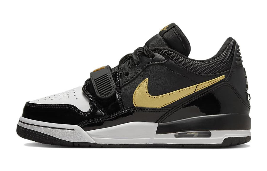 ジョーダン Sepatu Basket Anak × Nike GS Air Jordan Legacy312 Low "Black Gold" CD9054-071