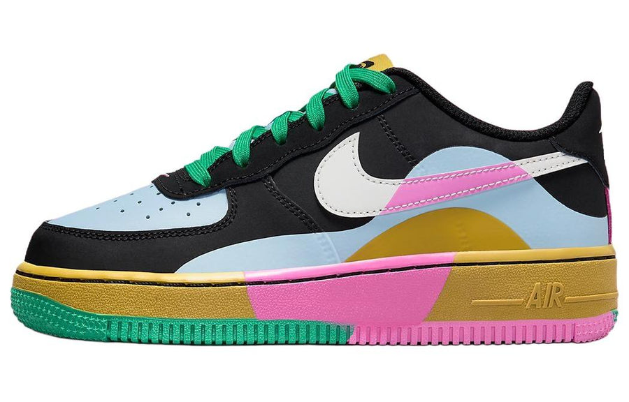 ナイキ エアフォース1 Nike GS Air Force 1 LV8 2 "Black/Light Armory Blue/Playful Pink/Summit White" FJ3288-001