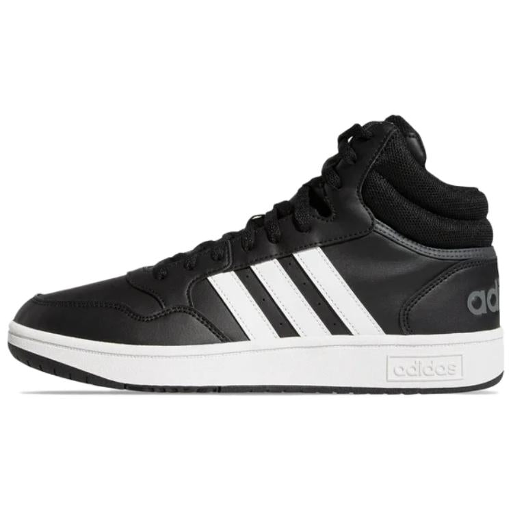アディダス フープス adidas Hoops 3.0 Mid Lifestyle Basketball Classic Vintage "Core Black/Footwear White/Grey Six" GW3020
