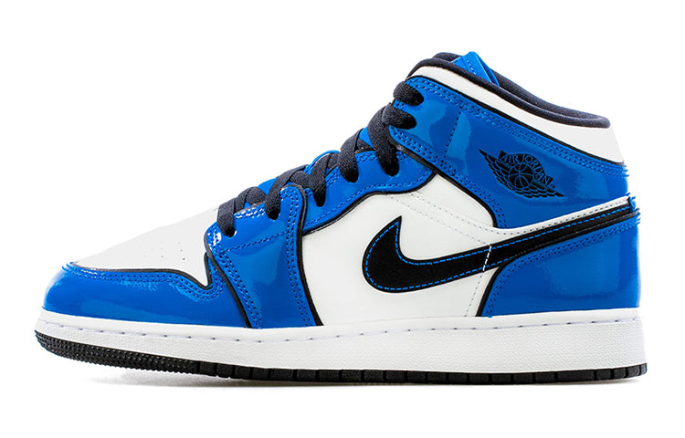 エアジョーダン1 Nike GS Air Jordan 1 Mid SE "Signal Blue" BQ6931-402