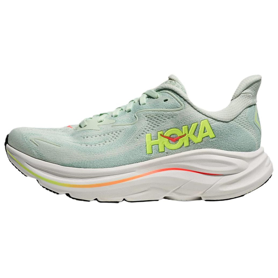 ホカ クリフトン Hoka Clifton 10 "Sea Glass/Neon Flame" 1162031-SLSSN