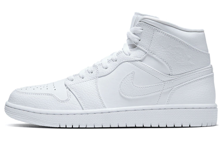 エアジョーダン1 Nike Air Jordan 1 Mid "Triple White"(2020) 554724-130