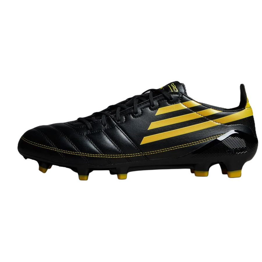 アディダス adidas F50 Elite 2010 Leather FG "Core Black/Yellow/Utility Yellow" IH0946
