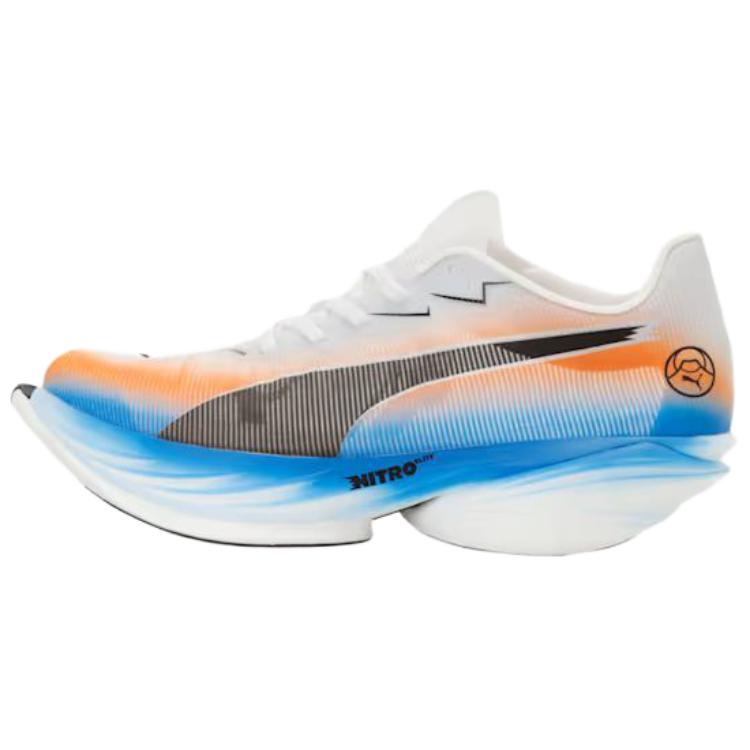 プーマ Puma Fast-R Nitro Elite 3 Ekiden "PUMA White/Heat Fire/PUMA Black" 313418-01
