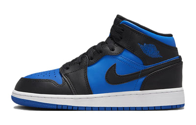 エアジョーダン1 Nike GS Air Jordan 1 Mid "Black/White/Royal Blue" DQ8423-042