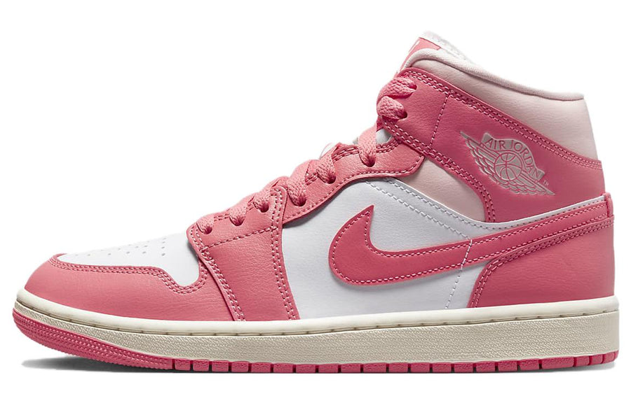 エアジョーダン1 Nike Women's Air Jordan 1 Mid "Strawberries and Cream" BQ6472-186