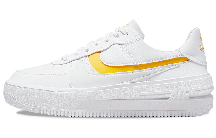 ナイキ エアフォース1 Nike Women's Air Force 1 PLT.AF.ORM "White/Yellow" DJ9946-102