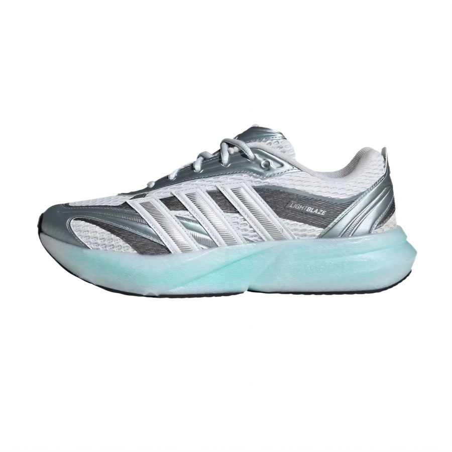 アディダス adidas Women's Lightblaze Glow "Cloud White/Iron Metallic/Magic Grey Metallic" JP6327