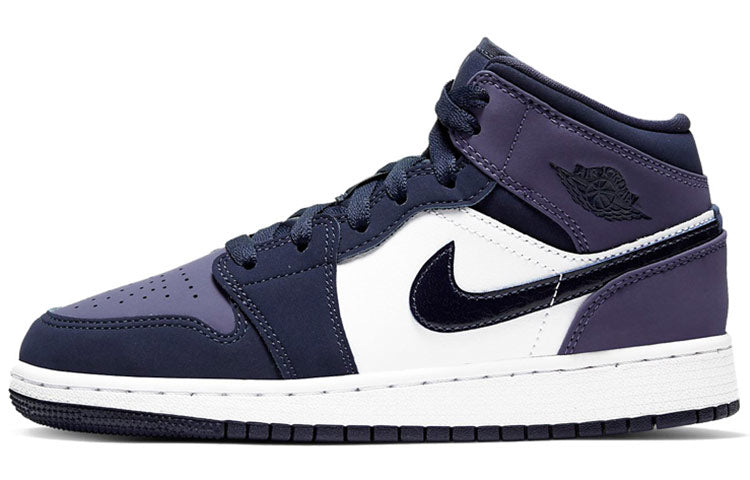 エアジョーダン1 NIKE AIR JORDAN 1 MID SANDED PURPLE (GS) 554725-445
