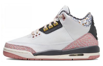 エアジョーダン3 Nike GS Air Jordan 3 Retro "White/Pink/Black" 441140-100