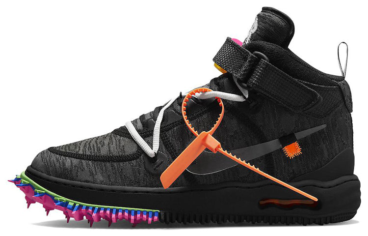 ナイキ エアフォース1 Off-White × Nike Air Force 1 Mid "Black" DO6290-001