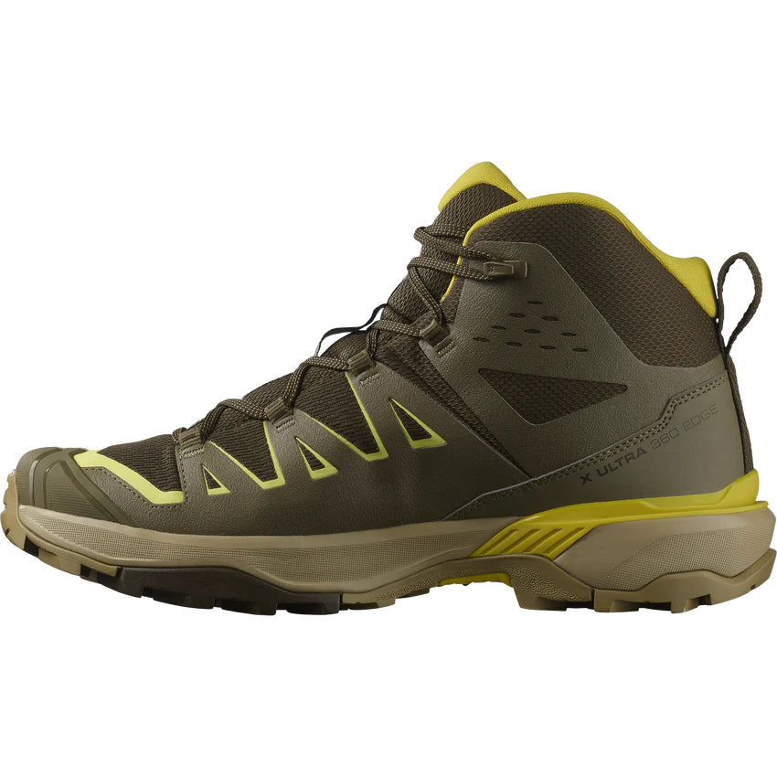 サロモン X ウルトラ Salomon X Ultra 360 Edge Mid GORE-TEX "Wren/Desert Tan/Cress Green" L47980200