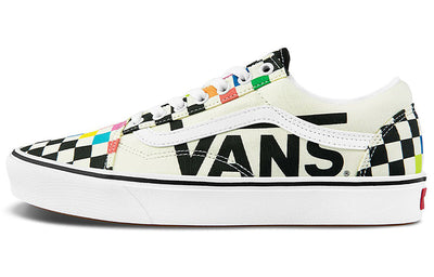 ヴァンズ オールドスクール MoMA × Vans ComfyCush Old Skool Checkerboard "White/Rainbow" VN0A3WMA1PJ