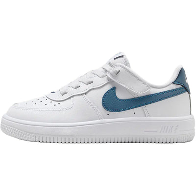 ナイキ エアフォース1 Nike PS Force 1 Low EasyOn "White/Thunderstorm" FN0237-110