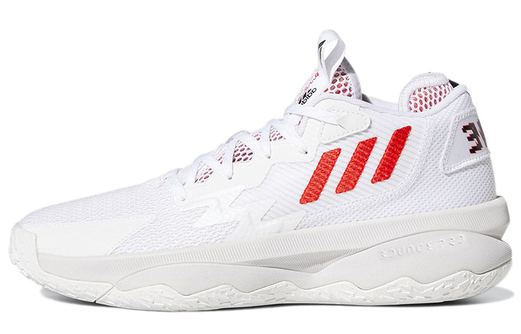 アディダス adidas Dame 8 "Footwear White/Vivid Red/Core Black" GY0384