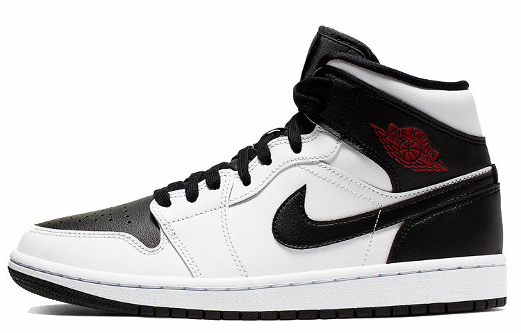 エアジョーダン1 Nike Women's Air Jordan 1 Mid "Reverse Black Toe" BQ6472-101