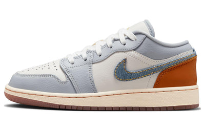 エアジョーダン1 Nike GS Air Jordan 1 Low SE "Phantom/Coconut Milk/Amber Brown/Light Armory Blue" FZ5046-041