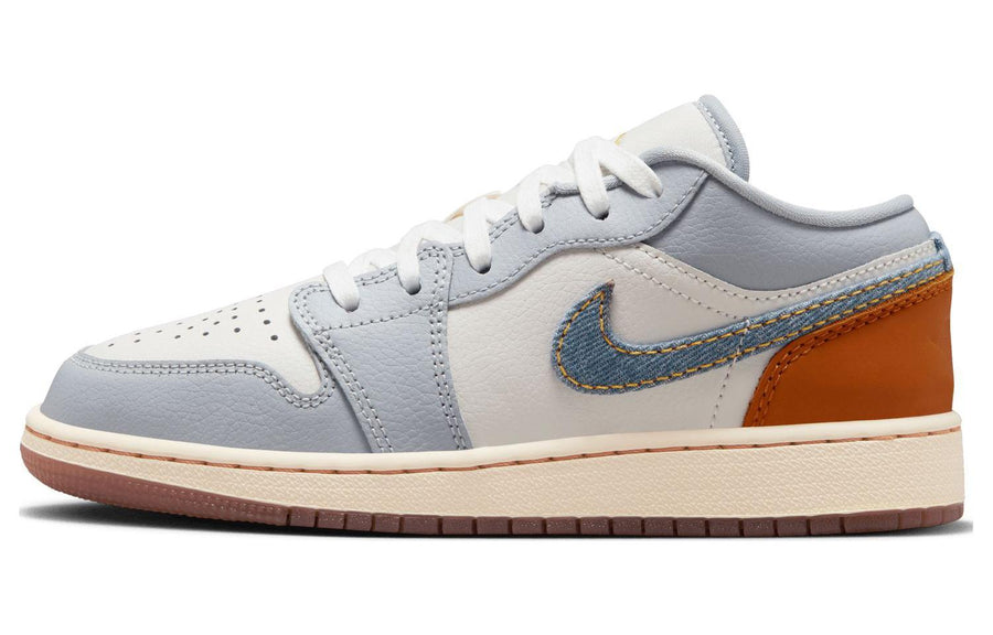 エアジョーダン1 Nike GS Air Jordan 1 Low SE "Phantom/Coconut Milk/Amber Brown/Light Armory Blue" FZ5046-041