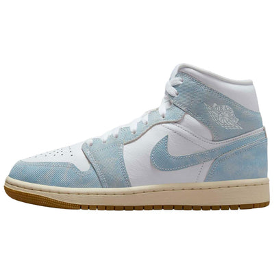 エアジョーダン1 Nike Women's Air Jordan 1 Mid SE "Denim/Gold" HQ2005-100