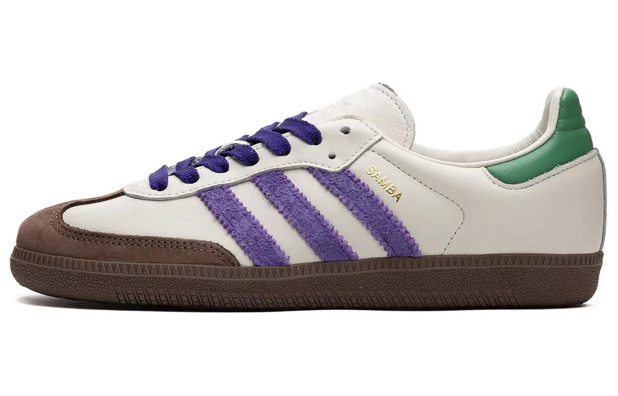 アディダス サンバ adidas Women's Samba OG "Off White/Collegiate Purple/Preloved Green" ID8349