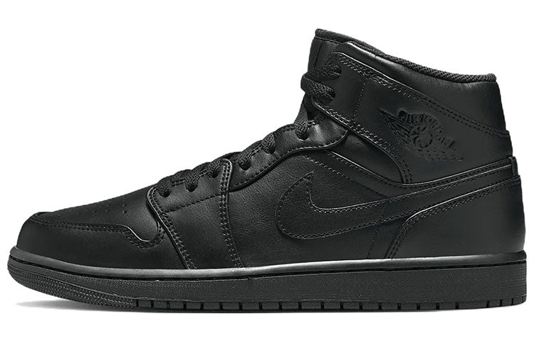 エアジョーダン1 Nike Air Jordan 1 Mid "Triple Black" 554724-093