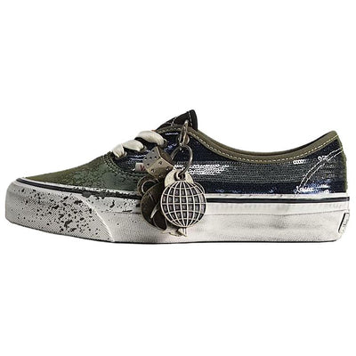 ヴァンズ オーセンティック Vans Authentic "Green/Blue" VN000DB824O