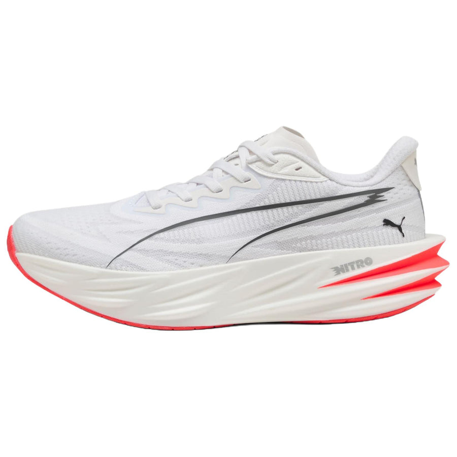 プーマ Puma Women's Deviate Pure Nitro "PUMA White/Ultra Red" 313905-05